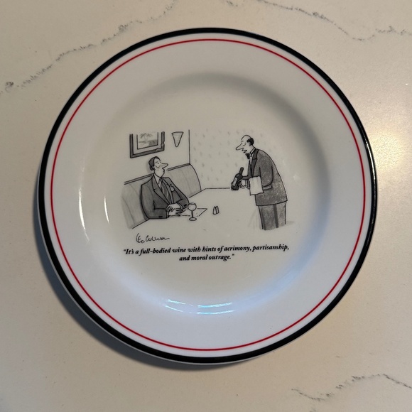 Restoration Hardware The New Yorker 2004 Porcelain Cheese Set of 6 Original Box - Picture 12 of 16